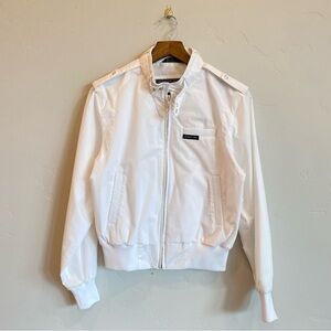 MEMBERS ONLY White Classic Iconic Racer Jacket